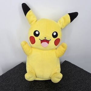 TOMY Pokémon Pikachu Plush Interactive Talking Light Up Yellow